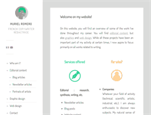 Tablet Screenshot of muriel-romero.com